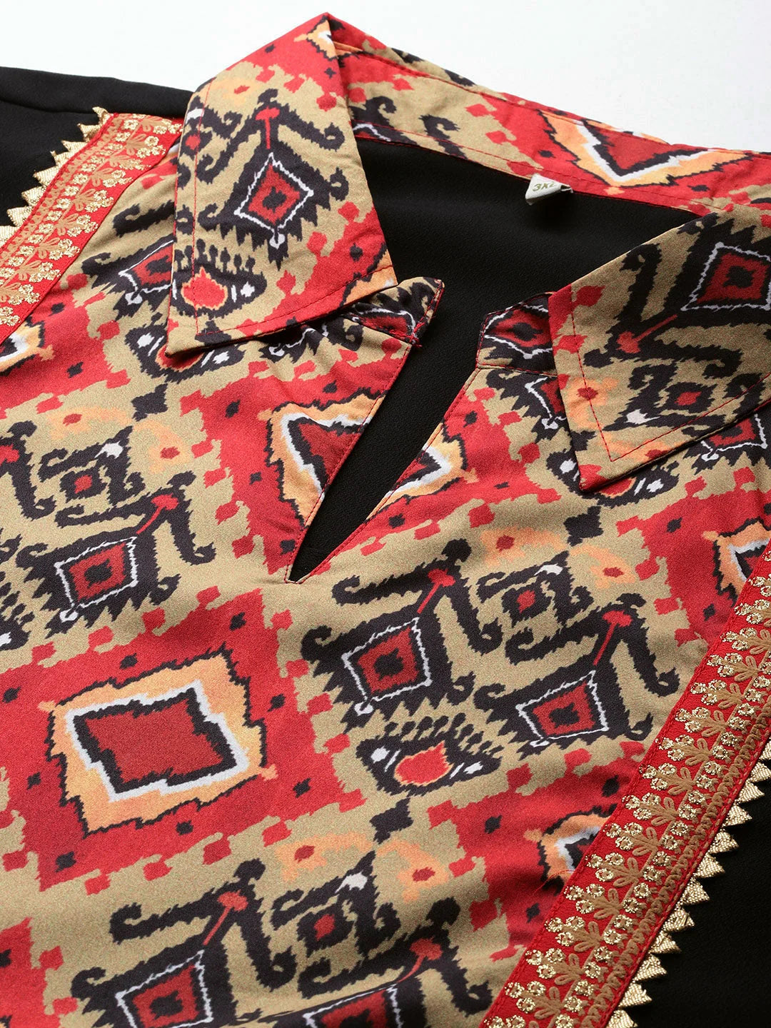 Plus Size Gotta Patti Crepe Indian Kurta for Women Online