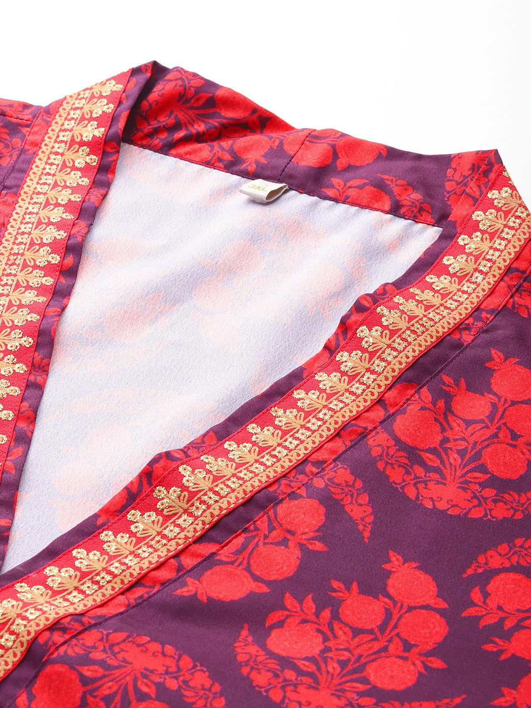 Gotta Patti Cotton Kurta | Bandhani Print Indian Kurtis Online