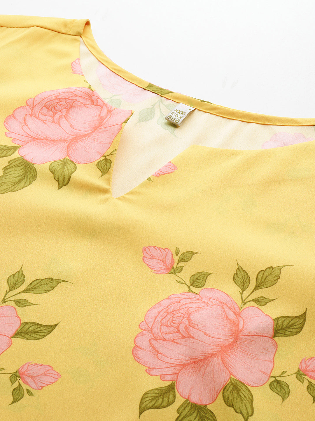 Women's Traditional Wear Yellow Kurta-AP-AHKUCRDP-1158