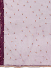 A PLUS BY AHALYAA Women Floral Printed Regular Sequinned Kurta with Palazzo & With Dupatta