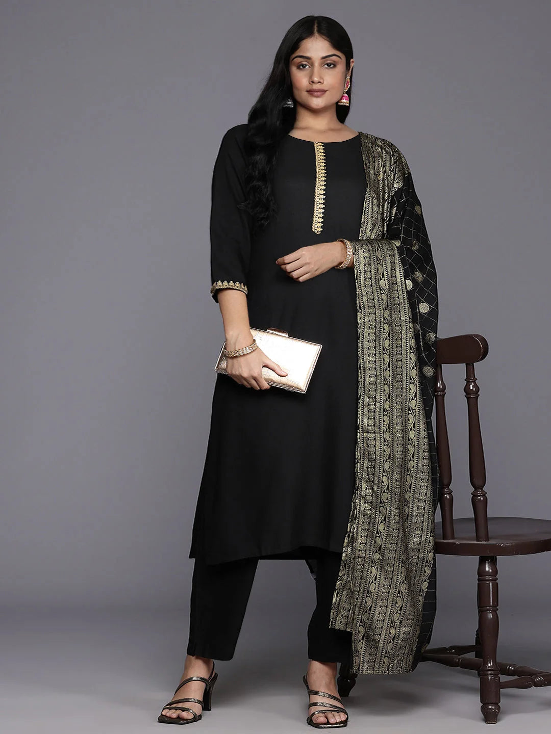 Women's Viscose Kurta Set with Dupatta | Indian Kurta Sets