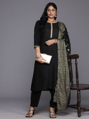 Women Regular Kurta with Trousers & With Dupatta-AP-AHKUDUPN-COMBO-970