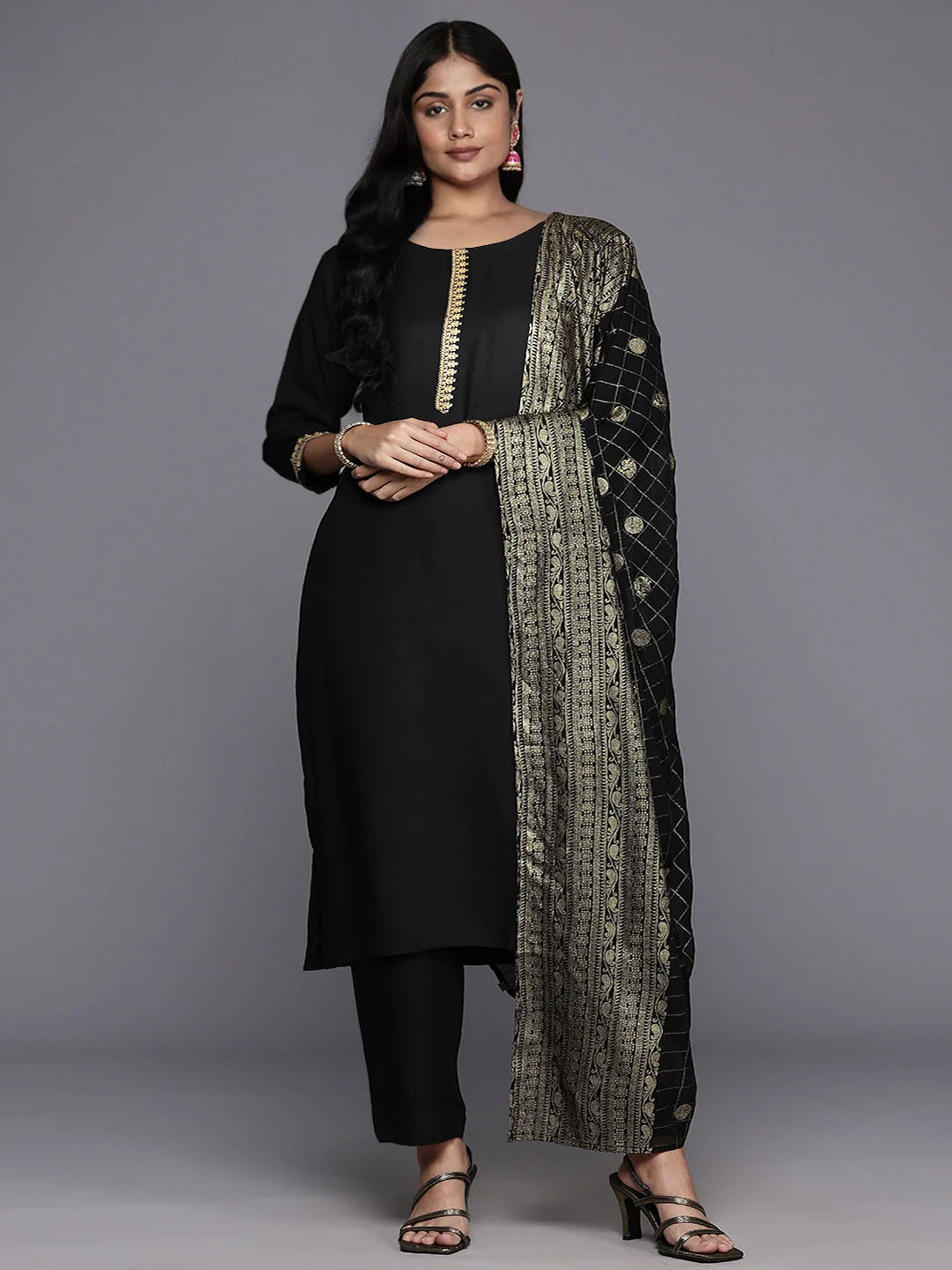 Women's Viscose Kurta Set with Dupatta | Indian Kurta Sets