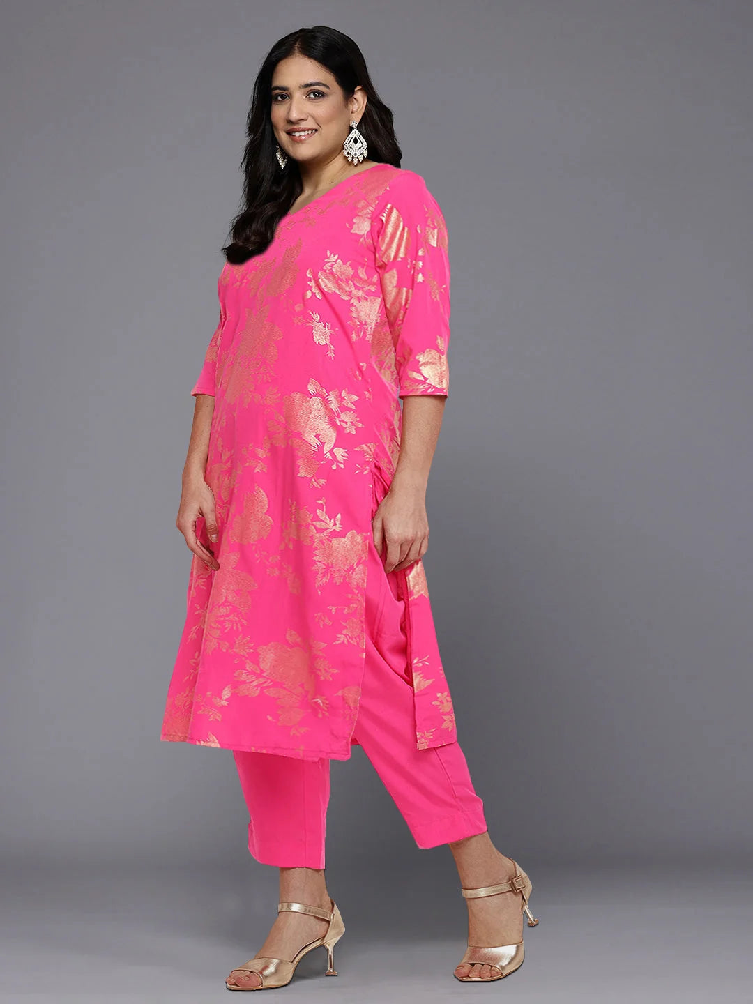 Women's Floral Kurta Set with Dupatta | Indian Kurta Sets