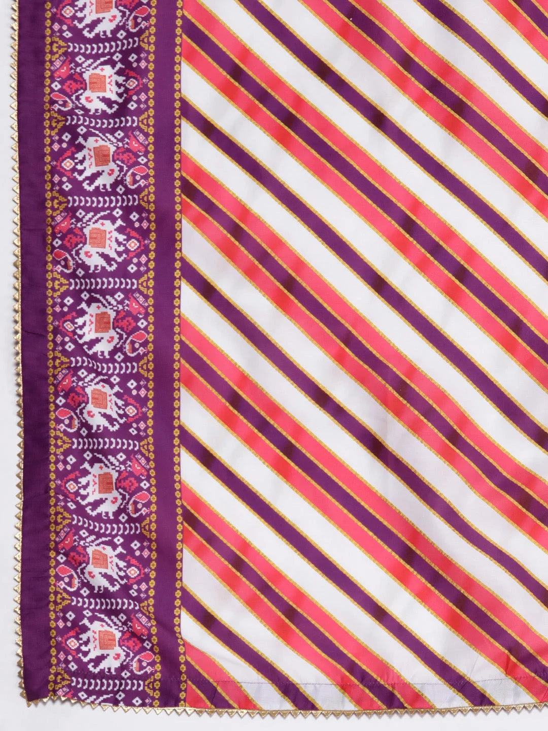 Plus Size Kurta Palazzo Set with Dupatta | Ethnic Prints