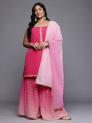 Women's Traditional Wear Pink Kurta Set-AP-AHKUDUSH-COMBO-537-FF