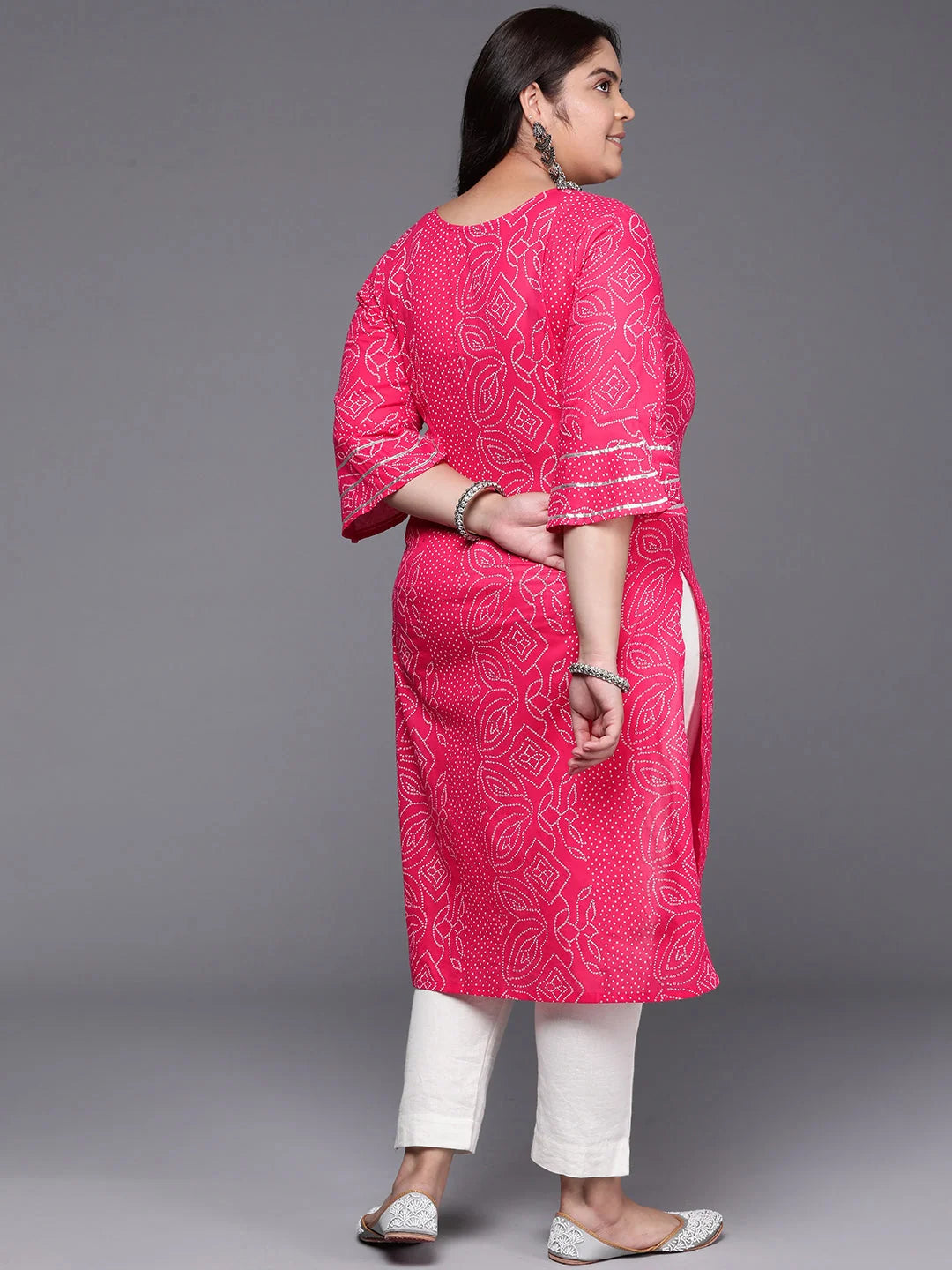 Floral Printed Kurta | Gotta Patti Details | Indian Kurta Ladies