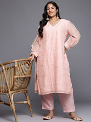 Women's Traditional Wear Pink Kurta-AP-AHKUORRP-1161