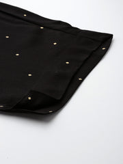 Women's Traditional Wear Black Kurta Set-AP-AHKUPN-COMBO-1121