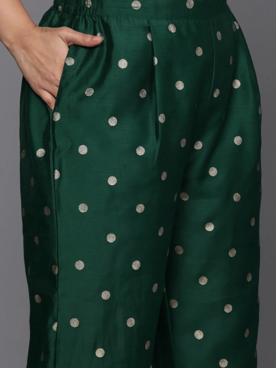 Plus Size Printed Kurta Set - Women's Indian Kurta Sets