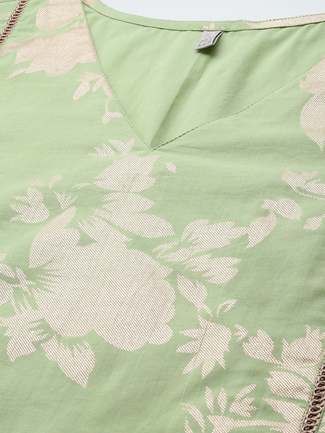 Women's Floral Printed Pure Cotton Kurta Sets - Summer Collection-AP-AHKUPNDU-COMBO-1044