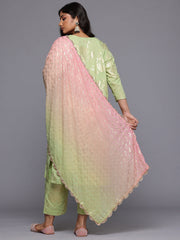 Women's Floral Printed Pure Cotton Kurta Sets - Summer Collection-AP-AHKUPNDU-COMBO-1044