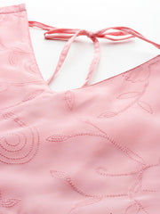 Women's Traditional Wear Pink Kurta Set-AP-AHKUPNDU-COMBO-1124