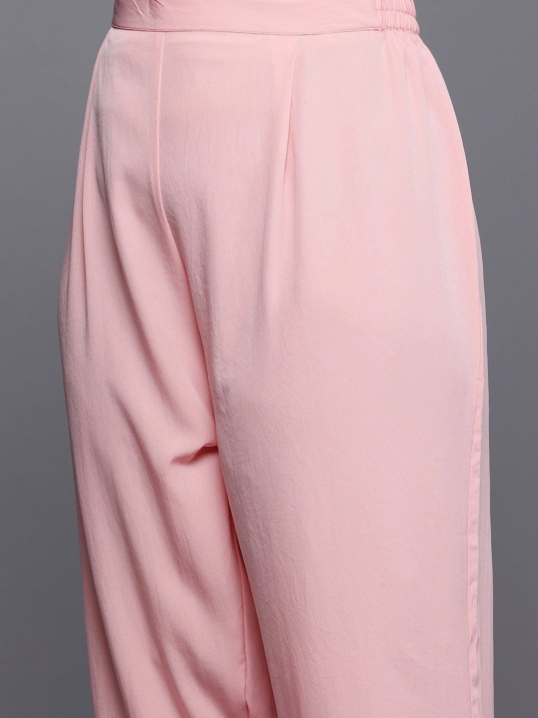 Women's Traditional Wear Pink Kurta Set-AP-AHKUPNDU-COMBO-1124