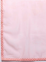 Women's Traditional Wear Pink Kurta Set-AP-AHKUPNDU-COMBO-1124
