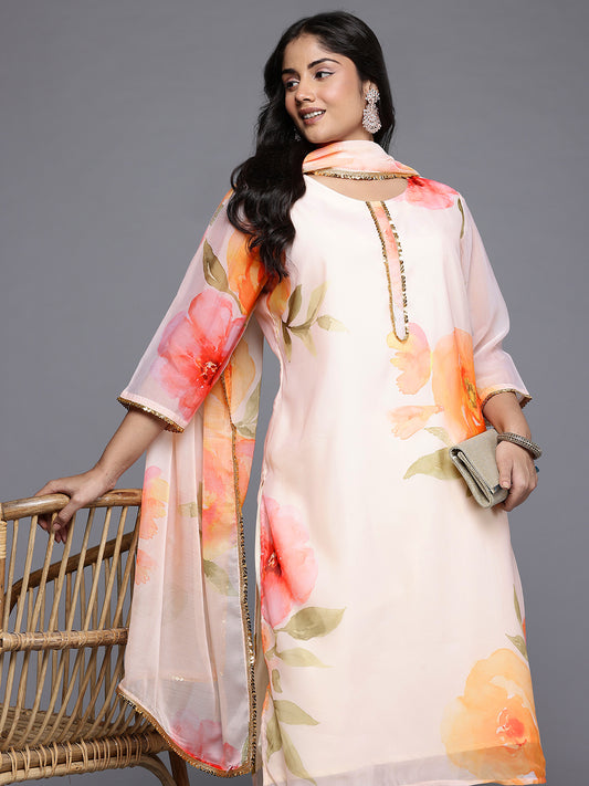 Women's Traditional Wear Off White Kurta Set-AP-AHKUPNDU-COMBO-1125 1080
