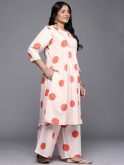 Women's Traditional Wear Off White Kurta Set-AP-AHKUPZ-COMBO-1118