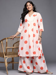 Women's Traditional Wear Off White Kurta Set-AP-AHKUPZ-COMBO-1118