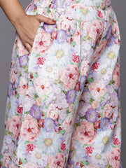 Women Floral Printed Regular Kurta with Palazzos-AP-AHKUPZ-COMBO-578