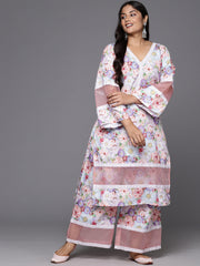 Women Floral Printed Regular Kurta with Palazzos-AP-AHKUPZ-COMBO-578
