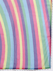 Floral Printed High Slit Gotta Patti Pure Cotton Kurta Set-AP-AHKUPZDU-COMBO-708