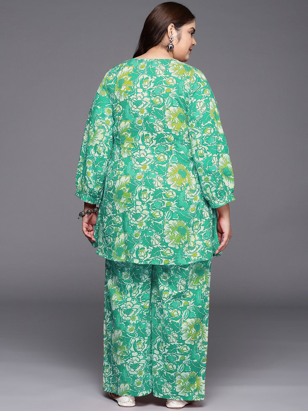 Women's Floral Printed Cotton Co-ord Sets-AP-AHTUPZ-COMBO-1094