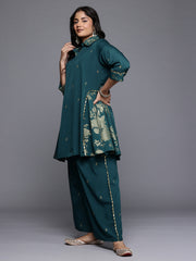 Women's Traditional Wear Green Co-ords Set-AP-AHTUPZ-COMBO-1096