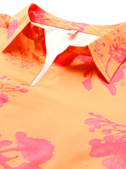 Women's Traditional Wear Orange Co-ords Set-AP-AHTUPZ-COMBO-1102