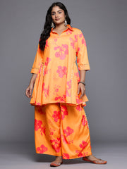 Women's Traditional Wear Orange Co-ords Set-AP-AHTUPZ-COMBO-1102