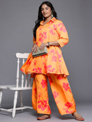 Women's Traditional Wear Orange Co-ords Set-AP-AHTUPZ-COMBO-1102
