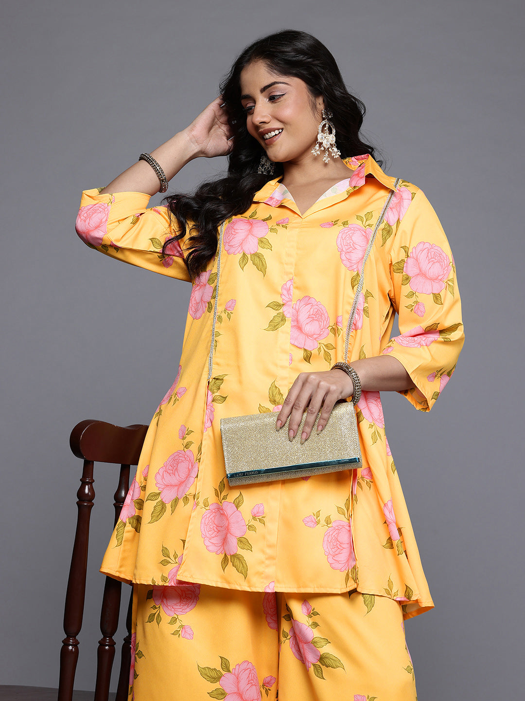 Women's Traditional Wear Yellow Co-ords Set-AP-AHTUPZ-COMBO-1127