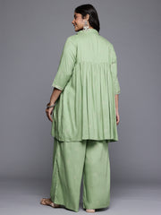 Women's Traditional Wear Green Co-ords Set-AP-AHTUPZ-COMBO-1129
