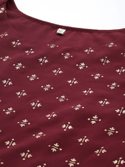 Plus Size Ethnic Motifs Printed Regular Kurti with Palazzos-AP-AHTUPZ-COMBO-805