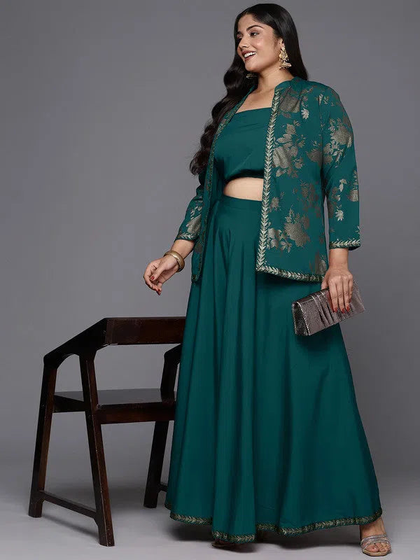 Women's Traditional wear Co-ords-AP-AHBLSKJK-COMBO-1005
