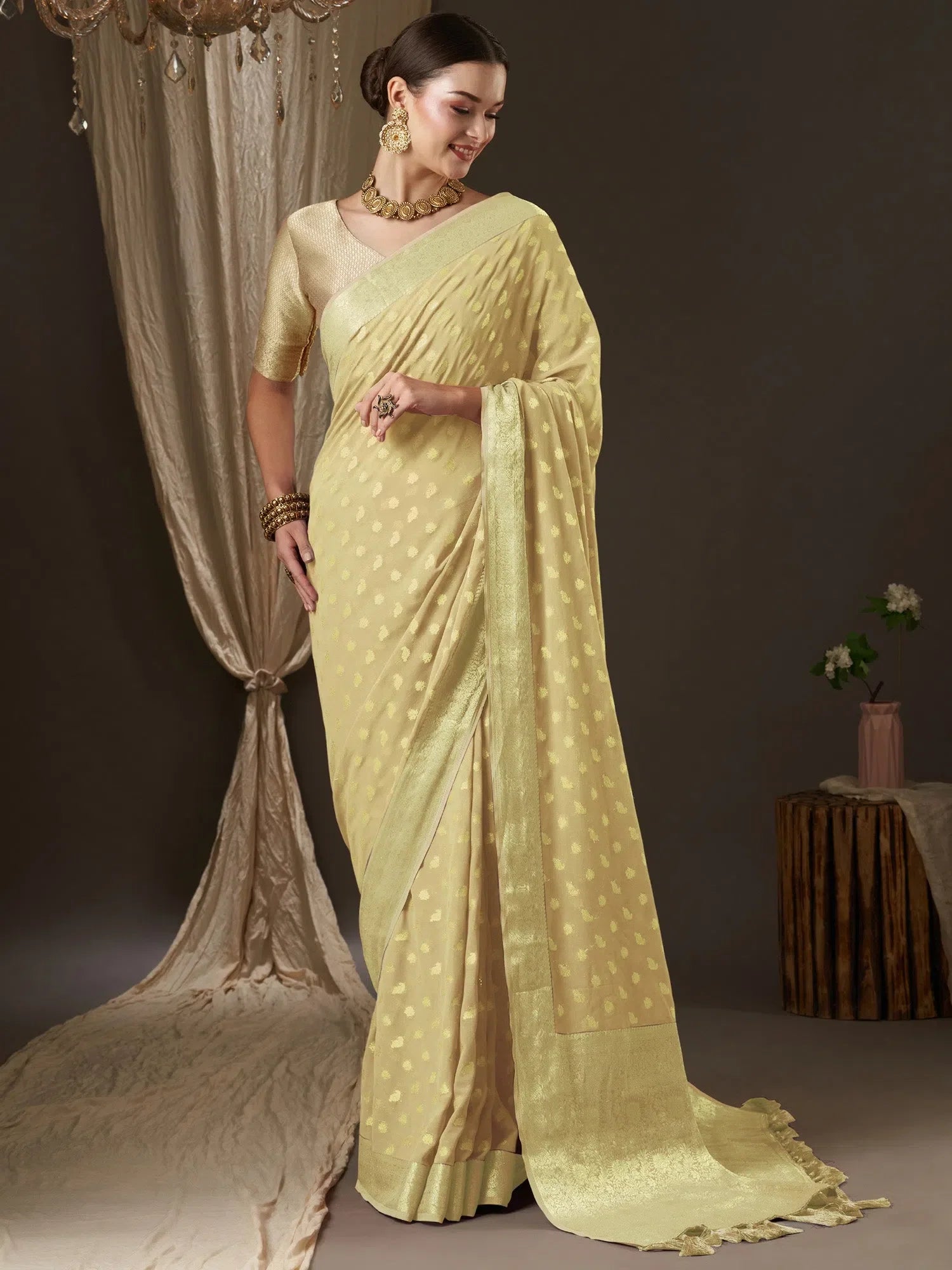 Traditional Indian Silk Saree | Authentic Kanchipuram Weaves