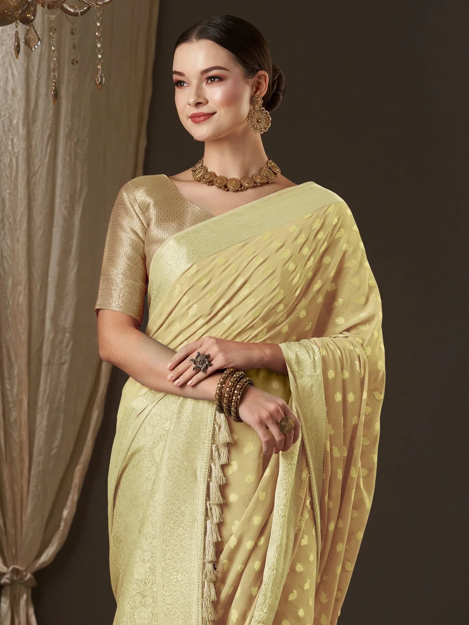 Traditional Indian Silk Saree | Authentic Kanchipuram Weaves