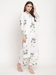 White Digital Print Kurta Palazzo Set With Dupatta-AHKUDUPZ-COMBO-386