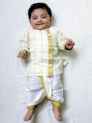 Dhoti Kurta Set for Boys - Off White | BB24DK01OWA