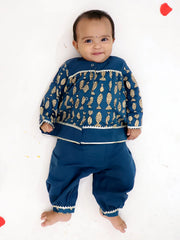 Ethnic Suit Set for Girls - Blue | BB24SU06BLA