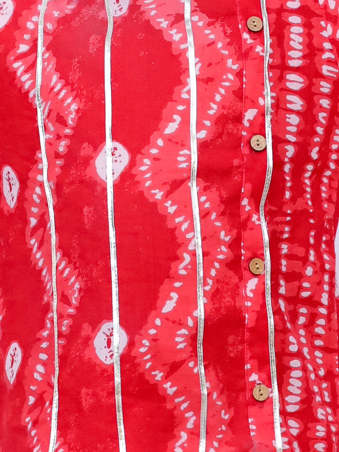Red Tie-Dye Dhoti Kurta Set - Boys Indian Wear | Ethnic Sets