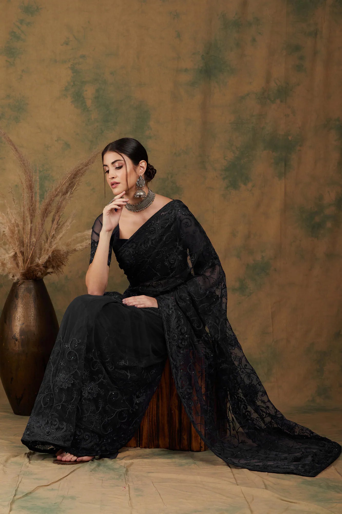 Black Saree | Designer Sarees India – Elegant Ethnic Style