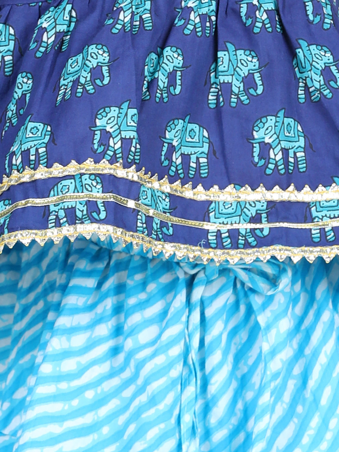 Lehenga Choli Set for Kids - Red | BD22LC48RDA | DesiQlo