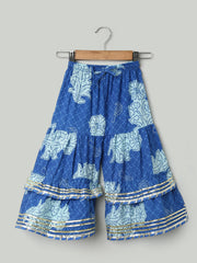 Ethnic Suit Set for Girls - Blue | BD22SU21BLD