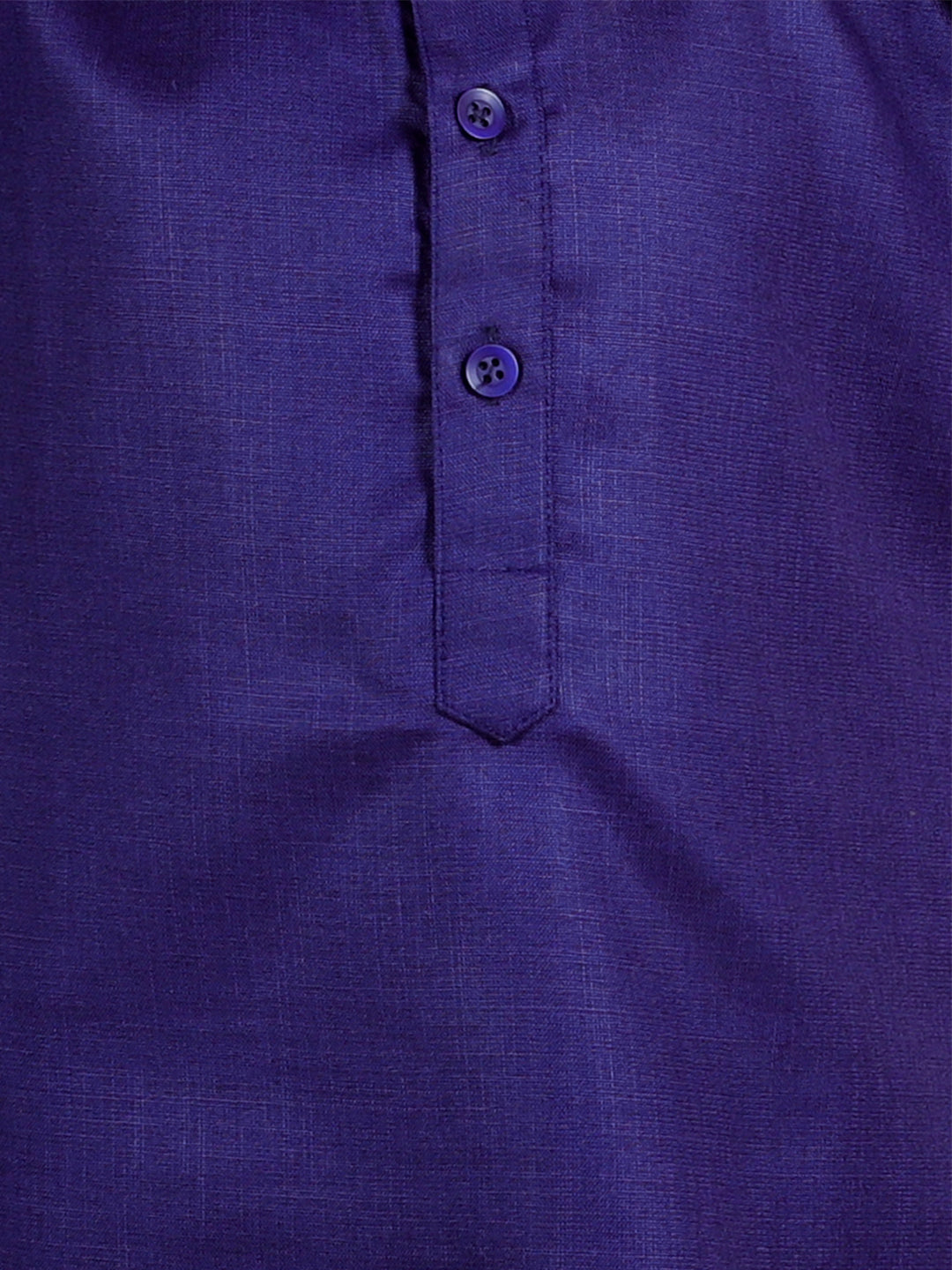 Cotton Short Kurta for Boys - Blue | BD22TP16BLC | DesiQlo