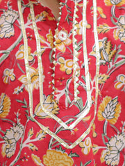 Pure Cotton Dhoti Kurta Set for Boys - Red | BD23DK57RDB
