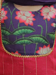 Chanderi Ethnic Suit Set for Girls - Pink | BD23SU38PIA