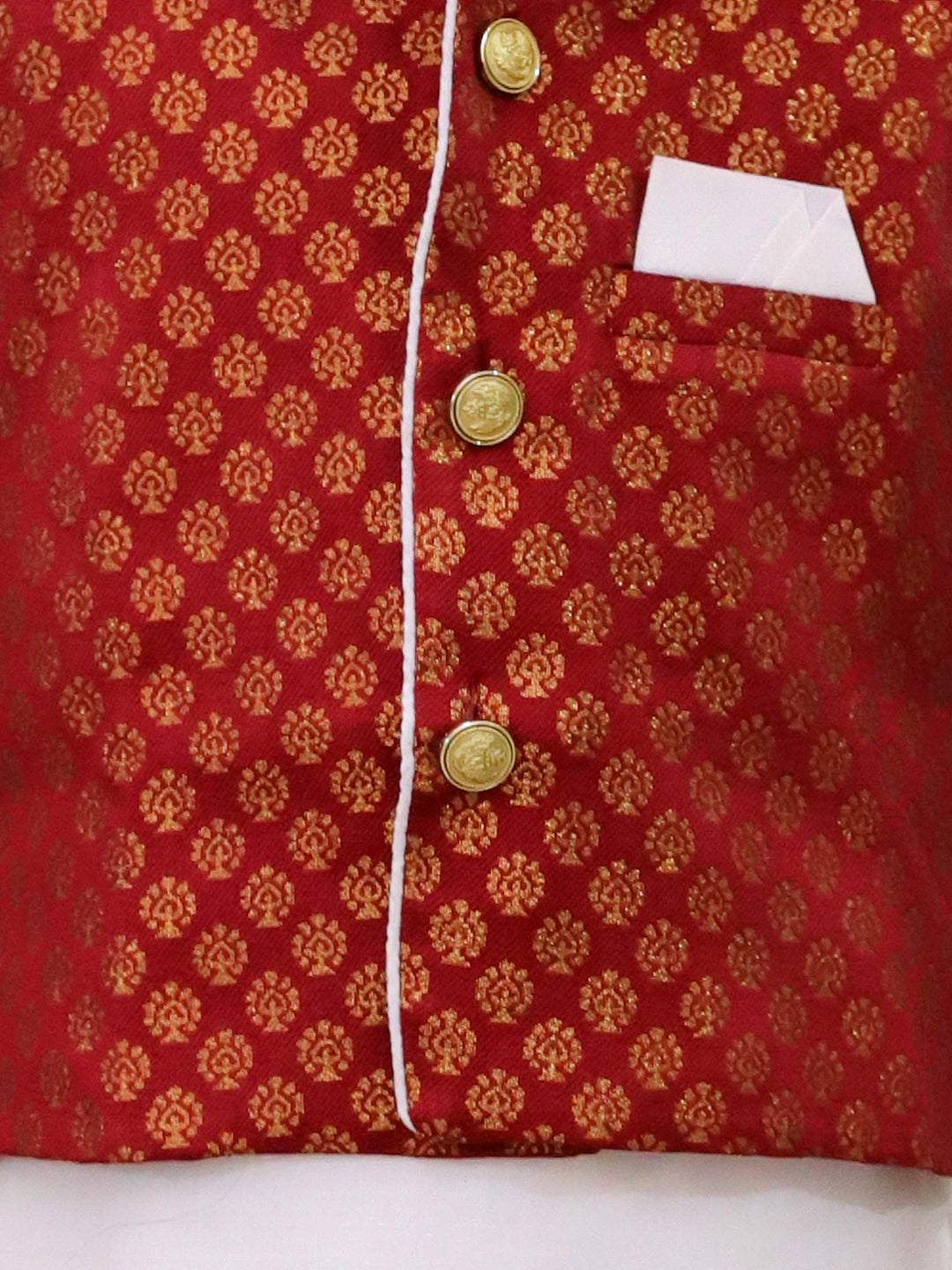 Dhoti Kurta Set for Boys - Red | BD24DK70MRA | DesiQlo