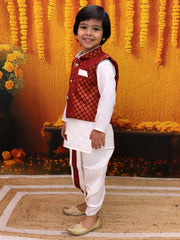Dhoti Kurta Set for Boys - Red | BD24DK70MRA