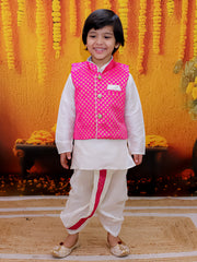 Dhoti Kurta Set for Boys - Pink | BD24DK70PIA