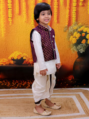 Dhoti Kurta Set for Boys - Purple | BD24DK70PRA
